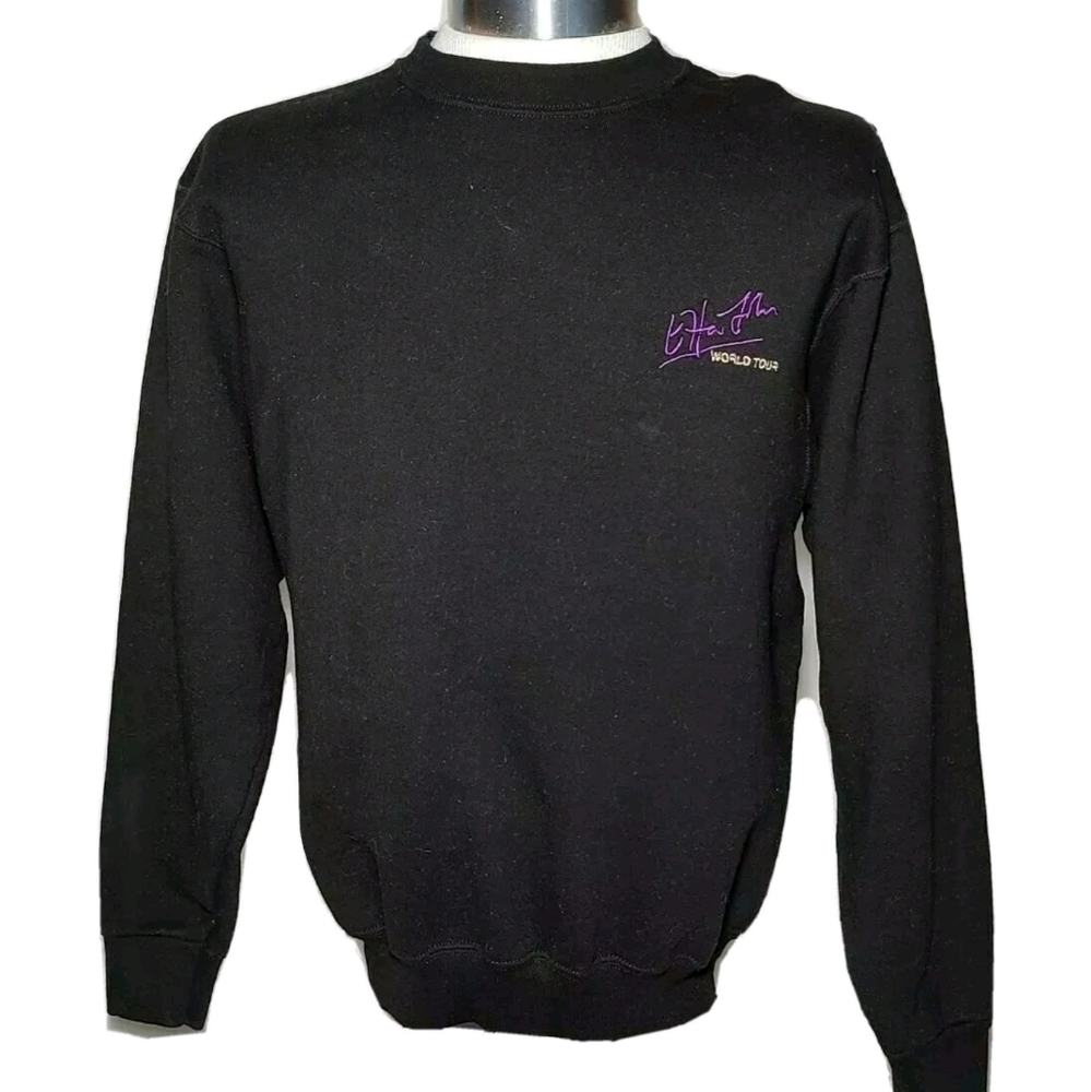 Vintage ELTON JOHN WORLD TOUR Sweatshirt - M